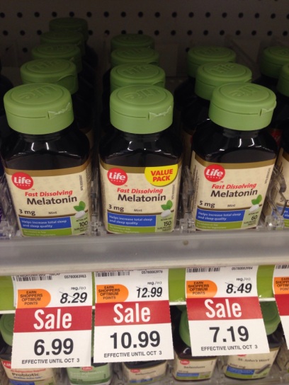 Melatonin sale?  This may be a sign!